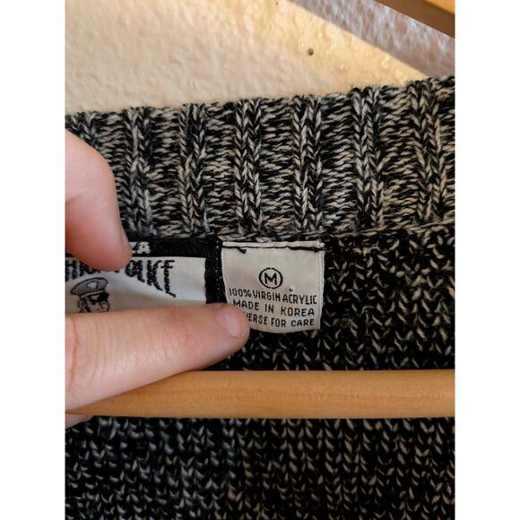 Fashion police Barnaby sweater size M gray half button - Picture 4 of 6